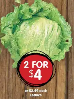 Spudshed Lettuce offer