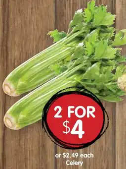 Spudshed Celery offer