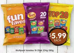 Spudshed Thins Multipack Varieties offer