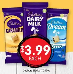 Spudshed Cadbury Blocks offer