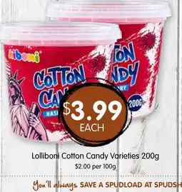 Spudshed Lolliboni Cotton Candy Varieties offer
