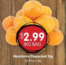 Spudshed Mandarins Prepacked offer