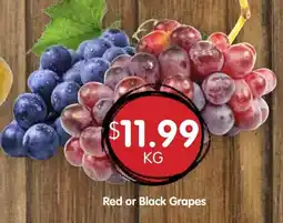 Spudshed Red or Black Grapes offer