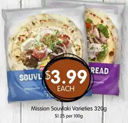 Spudshed Mission Souvlaki Varieties offer