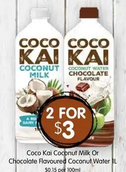 Spudshed Coco Kai Coconut Milk Or Chocolate Flavoured Coconut Water offer