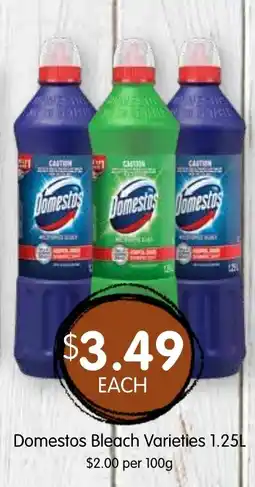 Spudshed Domestos Bleach Varieties offer