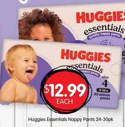 Spudshed Huggies Essentials Nappy Pants offer