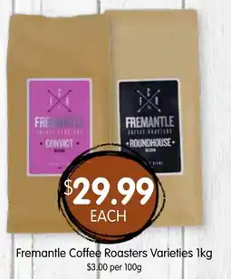 Spudshed Fremantle Coffee Roasters Varieties offer
