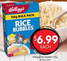 Spudshed Kellogg's Rice Bubbles offer