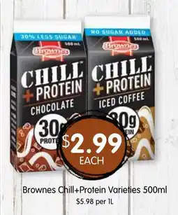 Spudshed Brownes Chill+Protein Varieties offer