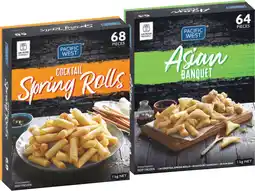IGA Pacific West Cocktail Spring Rolls or Asian Banquet 1kg offer