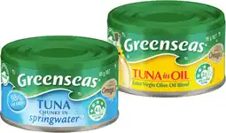 IGA Greenseas Tuna Selected Varieties offer