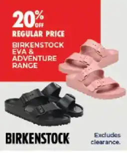 BCF Birkenstock EVA & Adventure Range offer