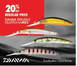 BCF Daiwa Double Clutch Lures offer