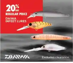 BCF Daiwa Infeet Lures offer