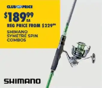 Shimano Symetre Spin Combos