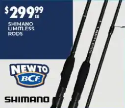BCF Shimano Limitless Rods offer