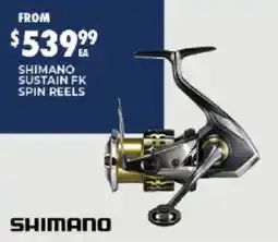 BCF Shimano Sustain FK Spin Reels offer