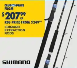 BCF Shimano Extraction Rods offer