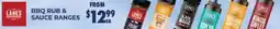 BCF Lane's bbq rub & sauce ranges offer