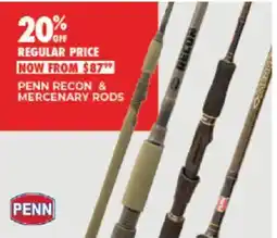 BCF Penn Recon & Mercenary Rods offer