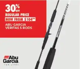 BCF Abu Garcia Veritas 5 Rods offer