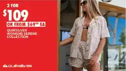 BCF Quiksilver Womens Serene Collection offer