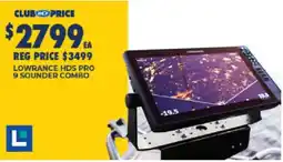 BCF Lowrance HDS Pro 9 Sounder Combo offer