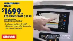 BCF Simrad NSX Sounder Combo offer