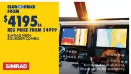 BCF Simrad NSS4 Sounder Combo offer