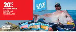 BCF Nomad Live Ops Soft Plastic Lures offer