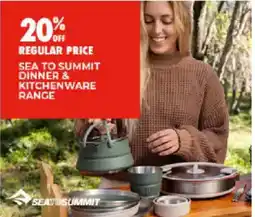 BCF Sea to Summit Dinner & Kitchenware Range offer
