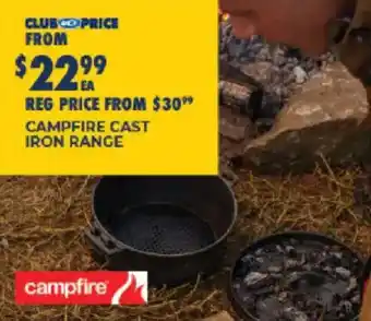 Campfire Cast Iron Range