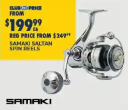 BCF Samaki Saltan Spin Reels offer
