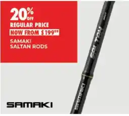 BCF Samaki Saltan Rods offer