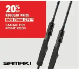 BCF Samaki Pin Point Rods offer