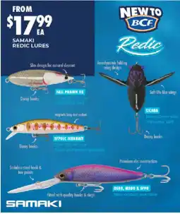 BCF Samaki Redic Lures offer