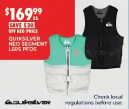 BCF Quiksilver Neo Segment L50S PFDS offer