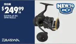 BCF Daiwa 26 BG Spin Reels offer