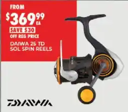 BCF Daiwa 25 TD Sol Spin Reels offer