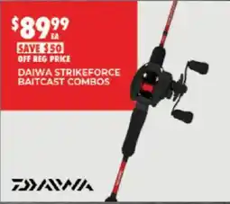 BCF Daiwa Strikeforce Baitcast Combos offer