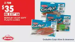 BCF Berkley Gulp! Soft Plastic Lures offer