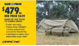BCF Darche 1100 Dusk to Dawn Swag offer