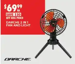 BCF Darche 2 in 1 fan and light offer