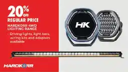 BCF Hardkorr 4wd lighting range offer
