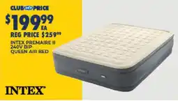 BCF Intex Premaire II Queen Air Bed offer