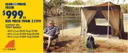 BCF Oztent RV Tent Range offer
