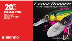 BCF Shimano Ledge Runner Lures offer