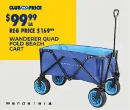 BCF Wanderer Quad Fold Beach Cart offer