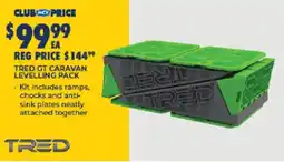 BCF Tred GT Caravan Levelling Pack offer